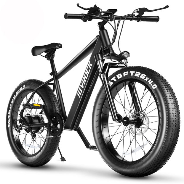 Professional Electric Bike for Adults, 26 X 4.0 Inches Fat Tire Electric Mountain Bicycle, 1000W Motor 48V 15Ah E-bike For Trail Riding, Excursion and Commute, UL And GCC Certified