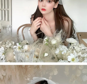 1PC Sweet Beauty Bow BarretteHair Band For Woman Girls Yarn Multi-layer Bezel Hair Accessories Fashion New Bow Hairpin Hair Hoop