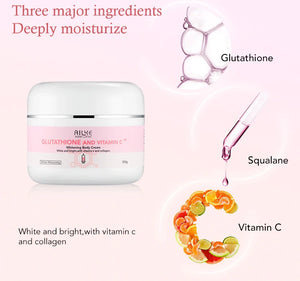 AILKE Whitening Skin Care Set With Glutathione Vitamin C For Unisex Radiant Glow And Dark Spot Reduction