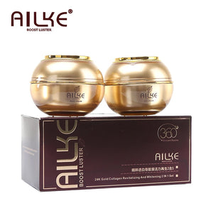 Hot Trend Vault AILKE Collagen Lightening cream for women, featuring whitening and anti-aging benefits in a smooth jar.