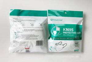 Hot Trend Vault POWECOM KN95 face masks, 10-pack, premium non-disposable masks for adults, CE GB2626 certified, safety and comfort