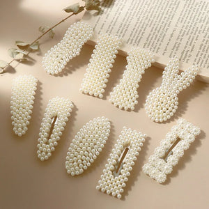 1PC Elegant BB Hair Pins Metal Fashion Barrettes Hairpins Hot Sale Korea Chic Imitation Pearl Hair Clip Hair Styling Accessories