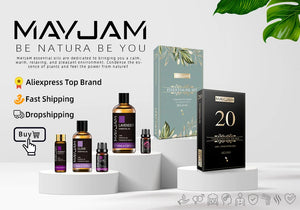 Hot Trend Vault Mayjam 100ml fragrance oil with sea breeze, coconut, vanilla, coffee, and bubble gum scents, with dropper for men and women.