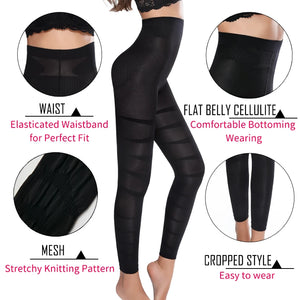 Miss Moly anti-cellulite leggings for women by Hot Trend Vault, featuring thigh sculpting and waist shaping, shown on a model.
