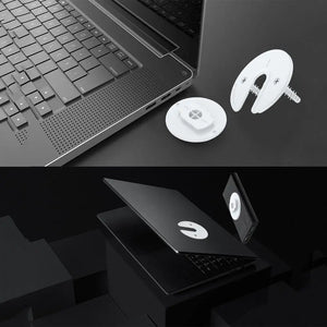 Two Hot Trend Vault iPad wall mount holders attached to a wall, designed for home and office organization.
