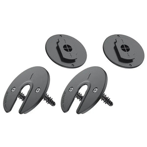 Hot Trend Vault iPad wall mount holder 2-pack for home office organization, showing sleek design on wall with iPad secured in place.