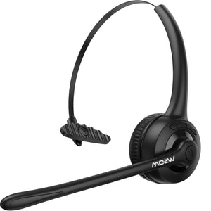 Mpow Pro Wireless Headphone V5.0 Updated MBH15 Bluetooth Headset with Noise Cancelling Mic For Trucker Driver Call Center Office