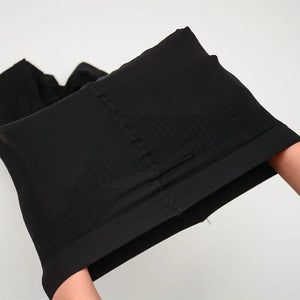 Hot Trend Vault Miss Moly anti-cellulite leggings for women with thigh sculpting and waist shaping, shown in black fabric.