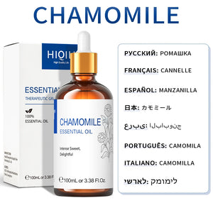 Hot Trend Vault HIQILI Essential Oil Blend 100ml calming diffuser with spa fans, designed for relaxing aromatherapy sessions.