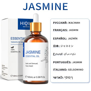 Hot Trend Vault HIQILI Essential Oil Blend 100ml calming diffuser spray with spa fans, ideal for relaxing aromatherapy.