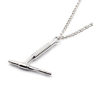Torch Pendant Necklace Unisex Silver Customi Gift For Men Women Fashion Jewelry Stylish Chain