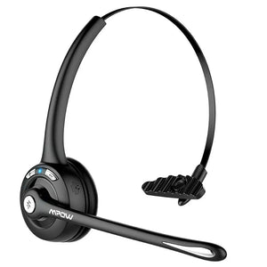 Mpow Pro Wireless Headphone V5.0 Updated MBH15 Bluetooth Headset with Noise Cancelling Mic For Trucker Driver Call Center Office