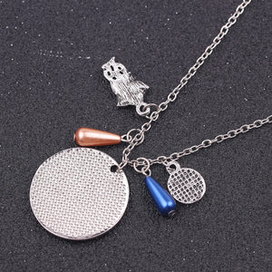 TV Show English Alphabet Letters Pendant Necklace Silver Plated Color Chain Charms Necklaces Gifts for Women