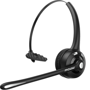 Mpow Pro Wireless Headphone V5.0 Updated MBH15 Bluetooth Headset with Noise Cancelling Mic For Trucker Driver Call Center Office