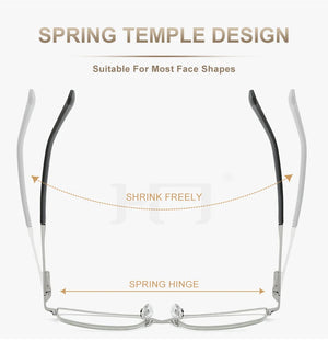 Hot Trend Vault CLLOIO progressive multifocus reading glasses with anti-blue light, unisex design, spring hinges for presbyopia.