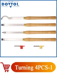 20 Inches Swan Neck Hollower Round 12X2.5mm Carbide Tipped Wood Turning Tools With Solid Wooden Handle For Wood Carpenter