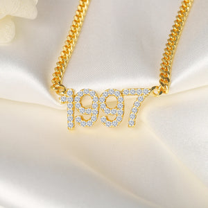 Personalized Crystal Name Necklace Custom Iced Letters Pendant Zirconia Necklace For Women Commemorat Birthday Gift Jewelry BFF