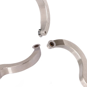 20 Inches Swan Neck Hollower Round 12X2.5mm Carbide Tipped Wood Turning Tools With Solid Wooden Handle For Wood Carpenter