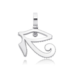 TOPGRILLZ Eye of Horus Pendant Necklace With Tennis Chain Gold Color Iced Out Cubic Zirconia Hip Hop Rock Fashion Jewelry Gift