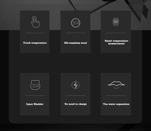 Smart Insulation Cup Male and Female Student Portable Water Cup Creative Mass Simple Temperature Tea Cup