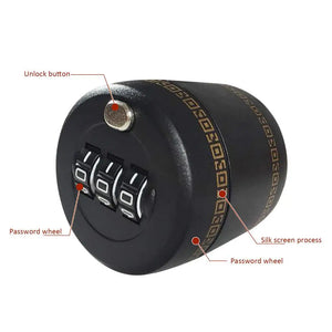 Plastic Wine Bottle Combination Locks Liquor Whiskey Bottle Top Stopper Vacuum Wine Bottle Cap Password Lock Plug Device