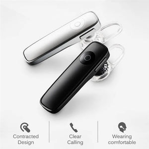 M165 Mini Bluetooth Headset Stereo Hands-Free Ear-Hook Wireless Microphone With Microphone, Suitable For All Smart Phones