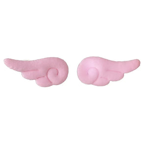 Cute plush hair clips by Hot Trend Vault, 2-pack, featuring colorful, soft fabric designs for girls and kids.