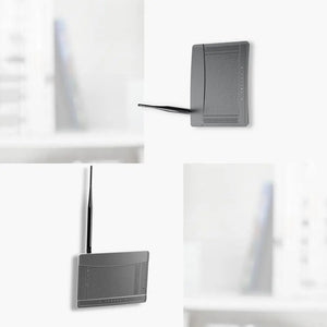 Pair of Hot Trend Vault iPad wall mount holders for home and office organization, showing secure wall attachment and sleek design.