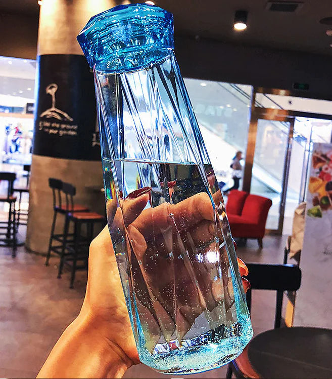 Crystal Diamond Couple Cups - Colorful Sports Water Bottle
