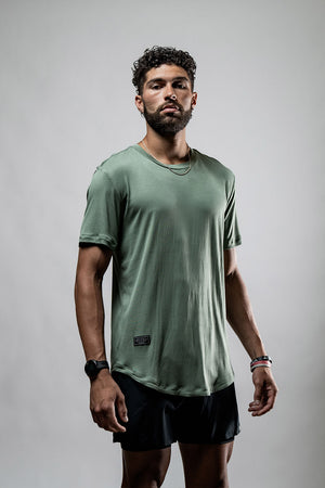 Men's Ironwood Bamboo moisture-wicking men's shirt from Hot Trend Vault, featuring a casual fit and odor-resistant fabric.