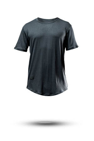 Men's Onyx Drift Bamboo Comfort Tee by Hot Trend Vault, lightweight shirt with a relaxed fit and soft fabric for everyday wear.
