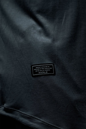 Men's Everyday Terra Tee shirt in Onyx Drift bamboo fabric, showing a comfortable, casual design with a classic fit.