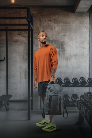 Men's Terra Recovery Element hoodie shirt in Sunfire Clay from Hot Trend Vault, featuring a comfortable, casual hoodie design.