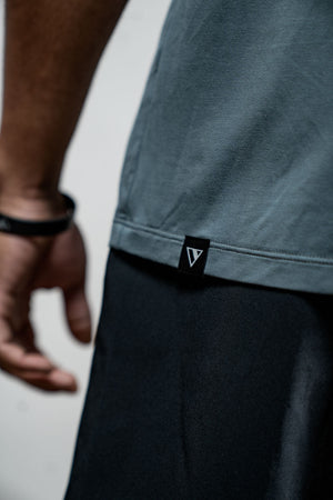 Men's Ash Gray Terra Recovery Polo by Hot Trend Vault, featuring comfortable fit and casual style for everyday wear.