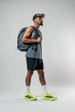 Men's Terra Recovery Tank Top in Ash Gray by Hot Trend Vault, featuring a comfortable fit for everyday movement.