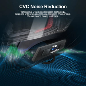 Fodsports F2 Motorcycle Bluetooth Intercom helmet Headset Wireless Intercomunicador 1000m IP67 Waterproof