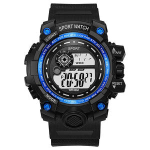 Hot Trend Vault men's LED digital watch with luminous display, waterproof sport design, military style, and date function.