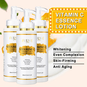 Hot Trend Vault AILKE Whitening Skin Care Kit with Vitamin C for brightening, featuring skincare bottles and applicator tools.