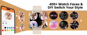 Hot Trend Vault Anyloop women's smartwatch with 1.27-inch display, fitness tracker, customizable faces, and call notifications.