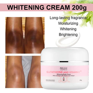 AOLKE Whitening Skin Care Set for Women with brightening, hydrating products featuring organic vitamin C for radiant skin.