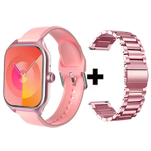 Hot Trend Vault smartwatch with 1.83-inch HD display, Bluetooth calling, music, and sports mode for Android and iOS users.