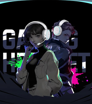 Picun G2 2.4GHz Bluetooth Wireless Gaming Headset For PC PS4 PS5 Phone Switch 5ms Low Latency 7.1 Surround Wired Headset ENC Mic