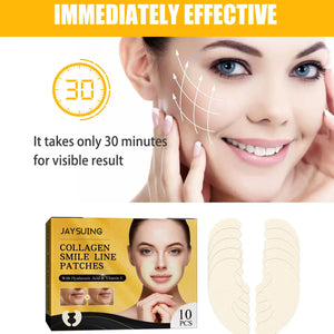 Nasolabial Folds Patch Fade Forehead Lines Anti Ag-ing Mask Face Lifting Firming Moisturizing Collagen Wrinkle Removal Stickers