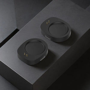 Shunmaii Premium wireless charger dock for Amazfit Balance and T Rex 3 smartwatches by Hot Trend Vault, with magnetic interface.