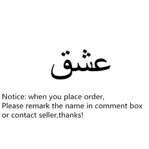 Islamic Jewelry Custom Charm Arabic Name Necklace Women Personalized Persian Name Choker Necklace Gifts For Yourself Friends