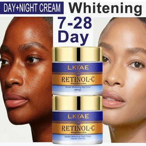 AILKE Retinol Whitening Skin Care Set by Hot Trend Vault featuring moisturizing soap, anti-wrinkle, and dark spot reduction products.