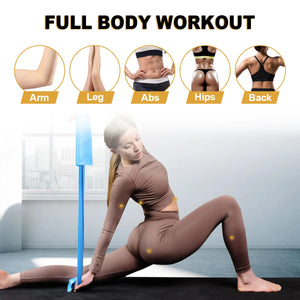 Hot Trend Vault resistance bands set for home fitness, rehab, yoga, and Pilates with elastic exercise bands for gym workouts.