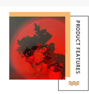 LED Sunset Lamp Nightlights USB Projector Birthday Party Decoration Mood Lights For Bedroom Living Room Wall Photography