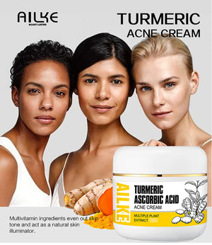 Hot Trend Vault AILKE Organic Turmeric Skin Care Set with brightening, even tone, and acne-clearing effects for all skin types.