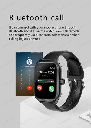 Hot Trend Vault smartwatch with 1.83-inch HD display, Bluetooth calling, music, and sports mode for Android and iOS users.